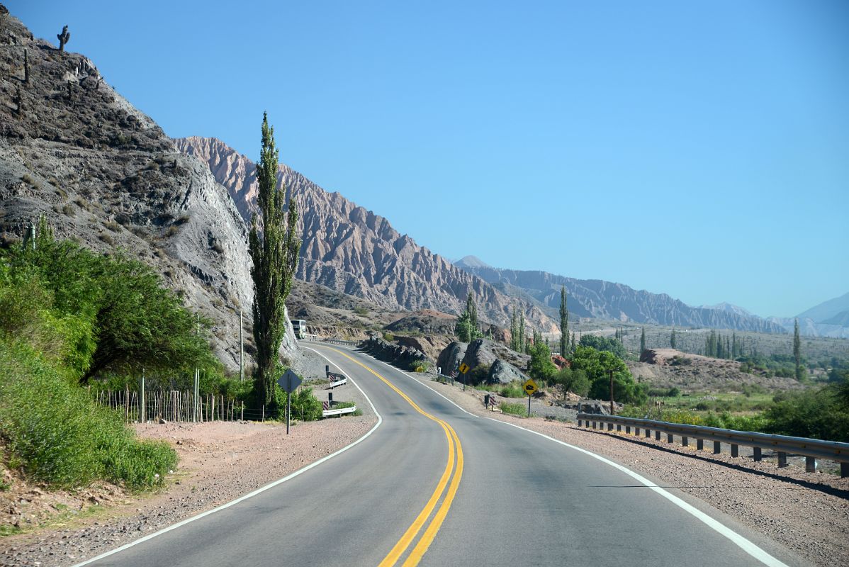 02 Driving On Highway 9 From Purmamarca To Tilcara In Quebrada De Humahuaca